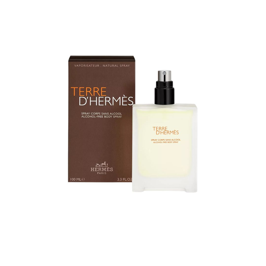 HERMES TERRE D'HERMES ALCOHOL - FREE (M) 100ML BODY SPRAY (D)