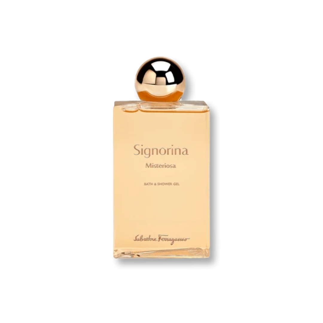 SALVATORE FERRAGAMO SIGNORINA MISTERIOSA (W) 200ML BATH & SHOWER GEL