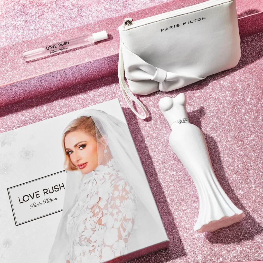 PARIS HILTON LOVE RUSH (W) SET EDP 100ML + EDP 10ML + POUCH