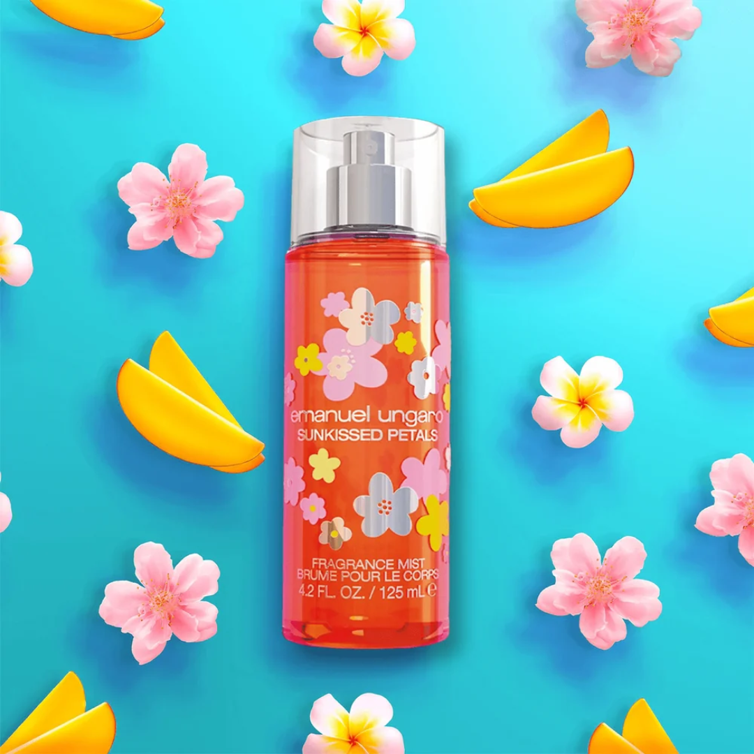 EMANUEL UNGARO SUNKISSED PETALS (W) 125ML FRAGRANCE MIST