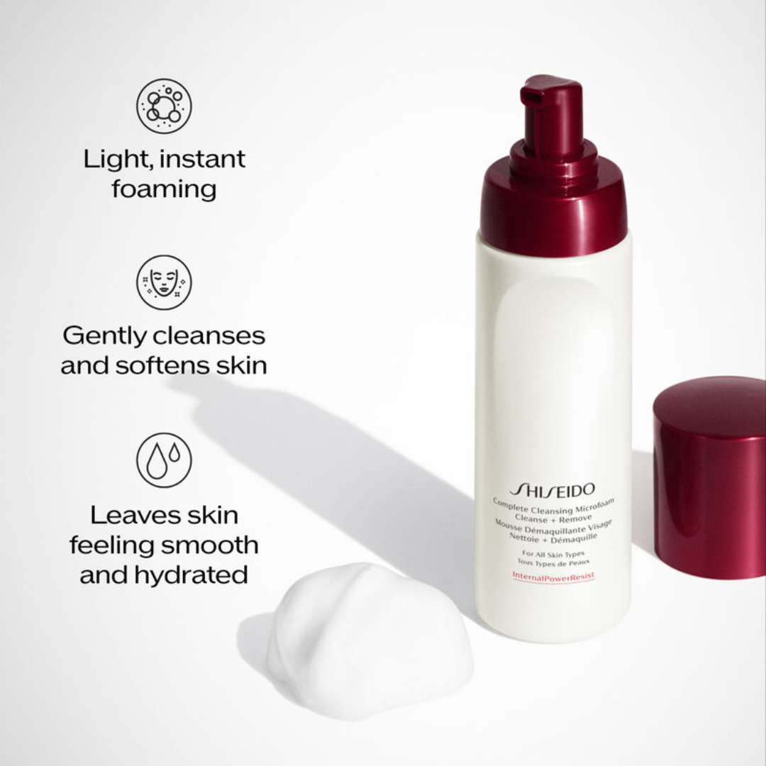 SHISEIDO INTERNAL POWER RESIST COMPLETE CLEANSING MICROFOAM 180ML