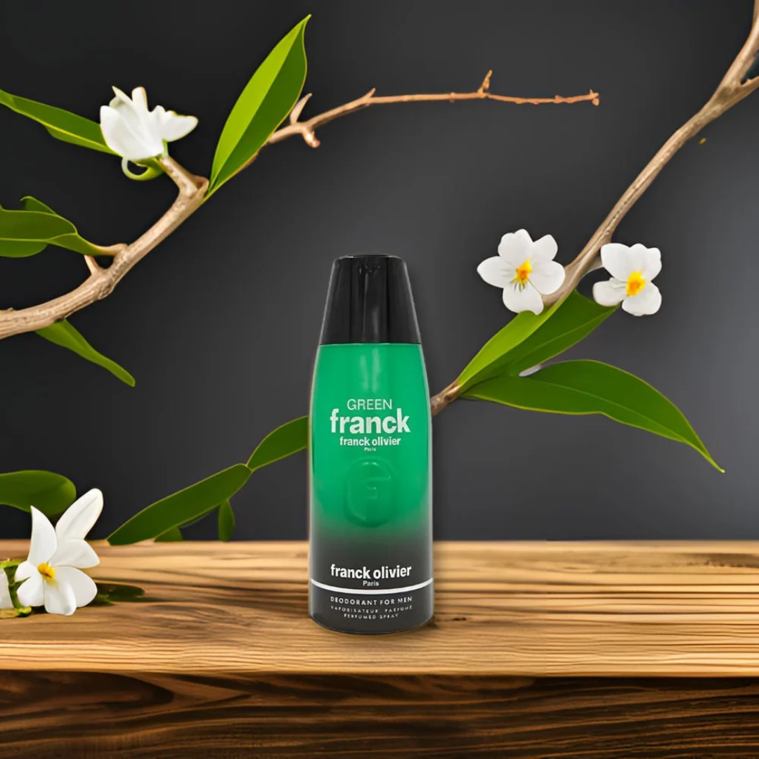 FRANCK OLIVIER FRANCK GREEN (M) 250ML DEODORANT SPRAY