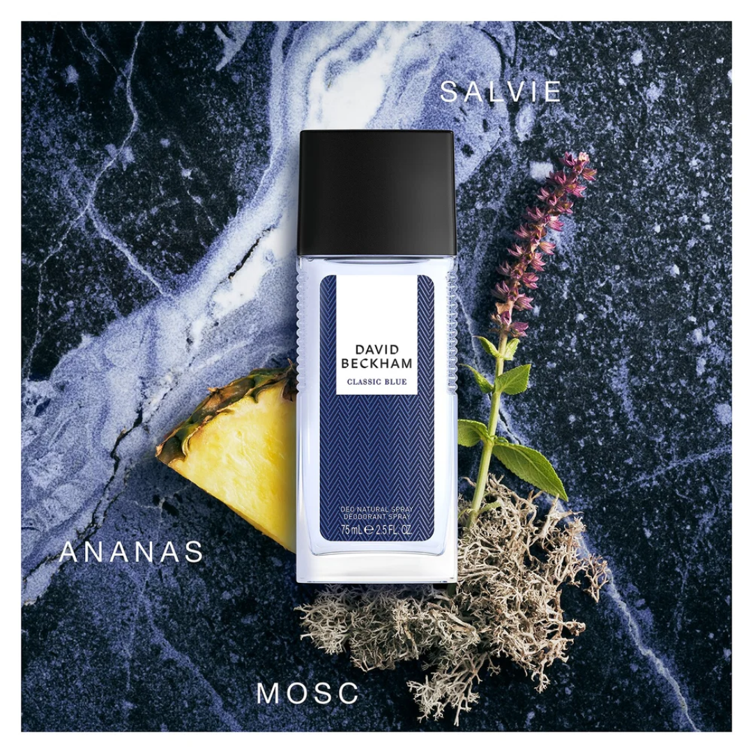 DAVID BECKHAM CLASSIC BLUE (M) 75ML DEODORANT SPRAY