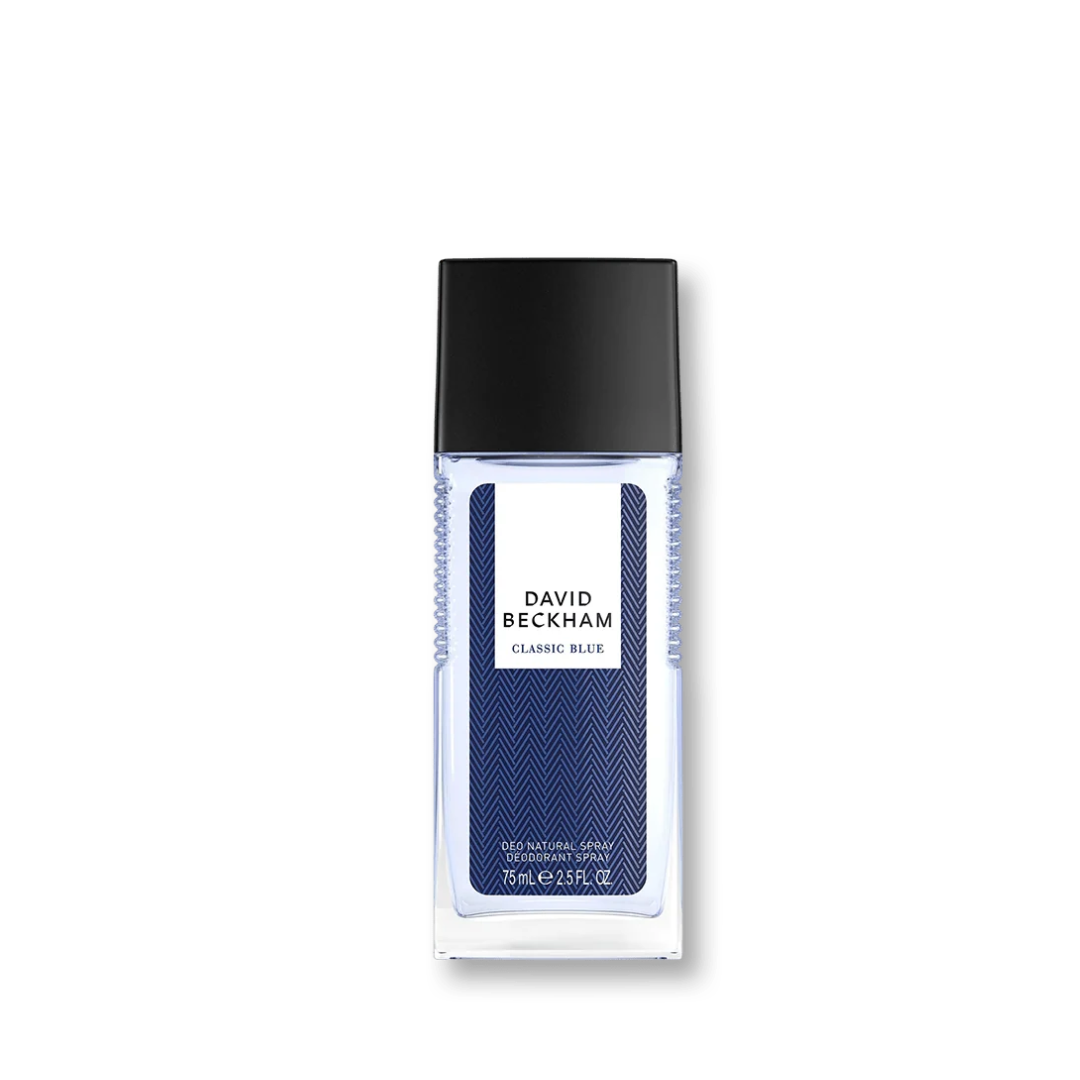 DAVID BECKHAM CLASSIC BLUE (M) 75ML DEODORANT SPRAY