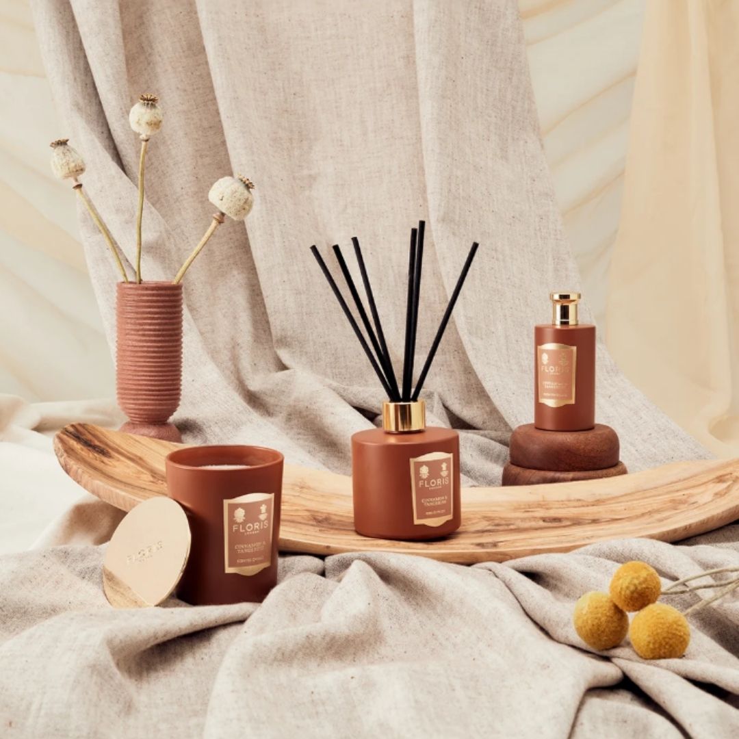 FLORIS CINNAMON & TANGERINR 100ML ROOM FRESHNER TESTER