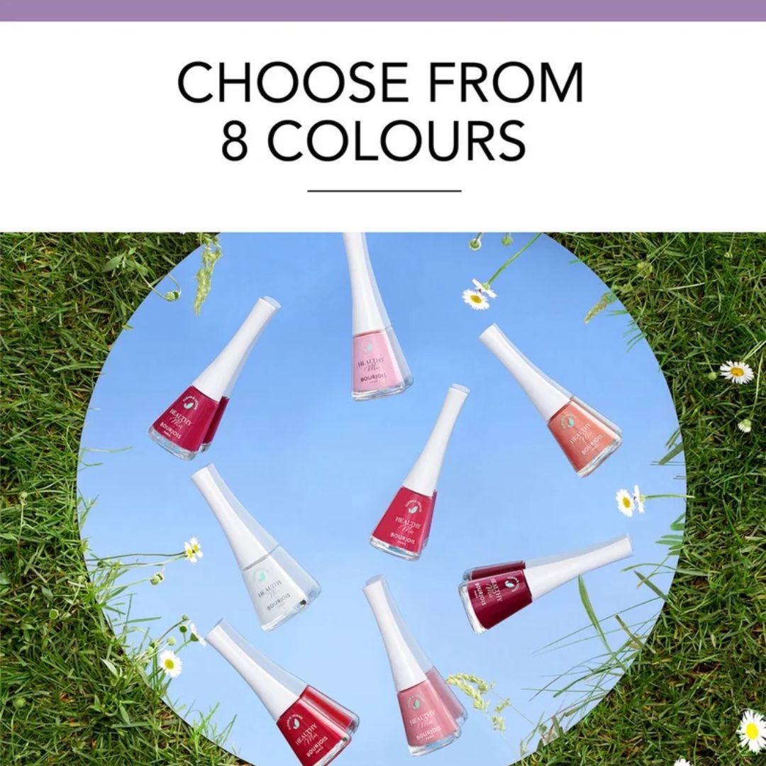 BOURJOIS HEALTHY MIX # 350 WINE & ONLY 9ML NAIL POLISH
