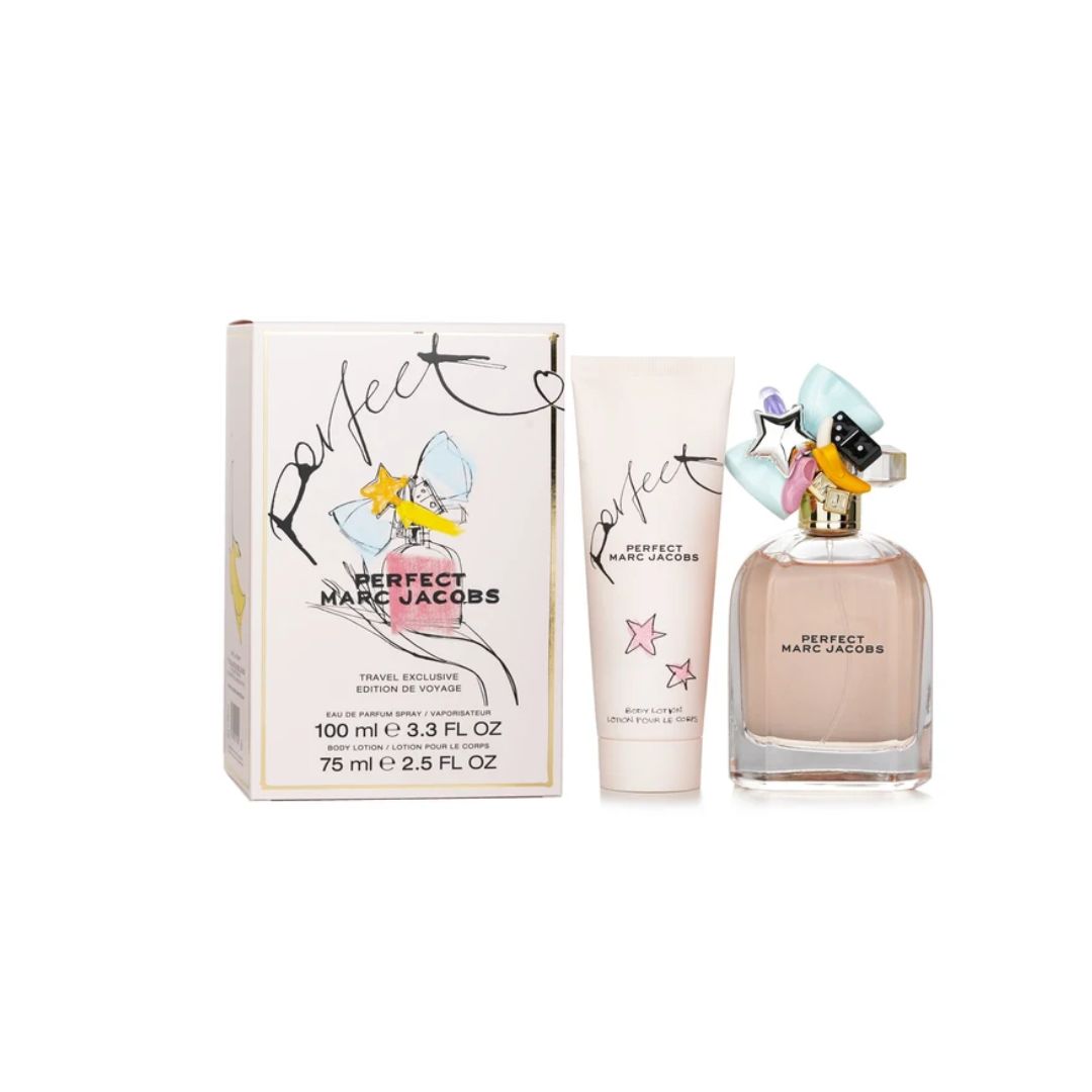 MARC JACOBS PERFECT (W) EDP 100ML + BL 75ML TRAVEL SET