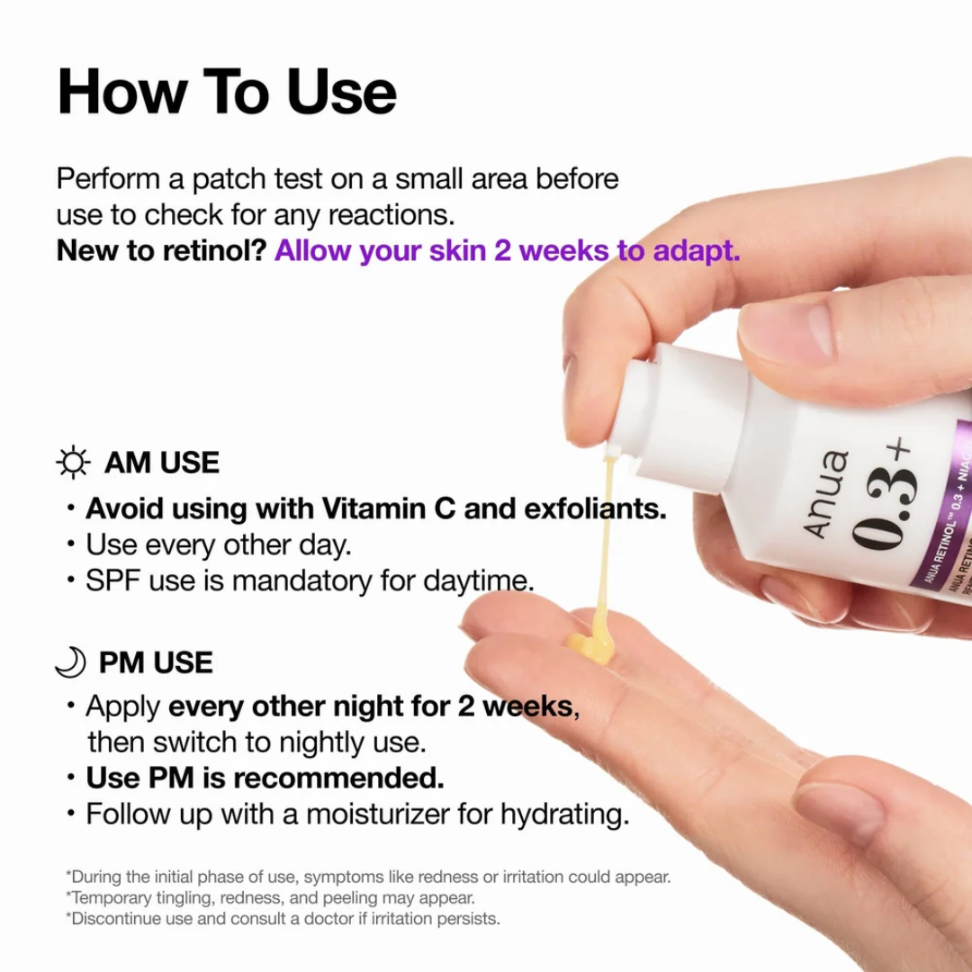 ANUA Retinol 0.3 + Niacin Renewing Serum 30ml