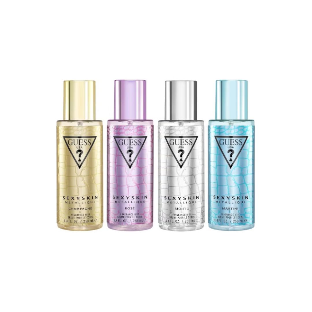 GUESS SEXY SKIN METALLIQUE CHAMPANGE (W) 250ML BODY MIST