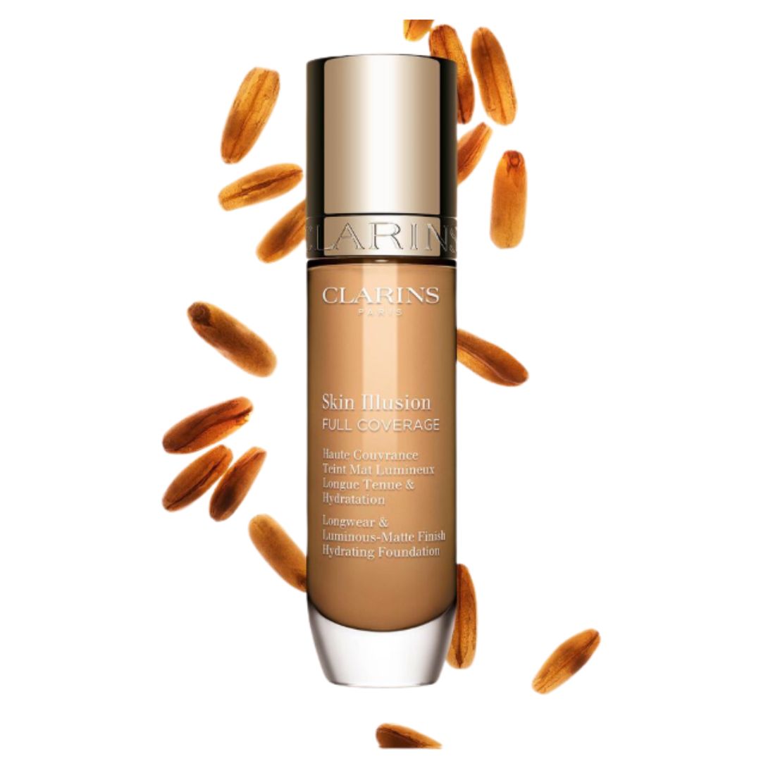 CLARINS - EVERLASTING FOUNDATION 114.5W + 113C+112.7W +114.3W+112.5W+RETAIL 30ML 20