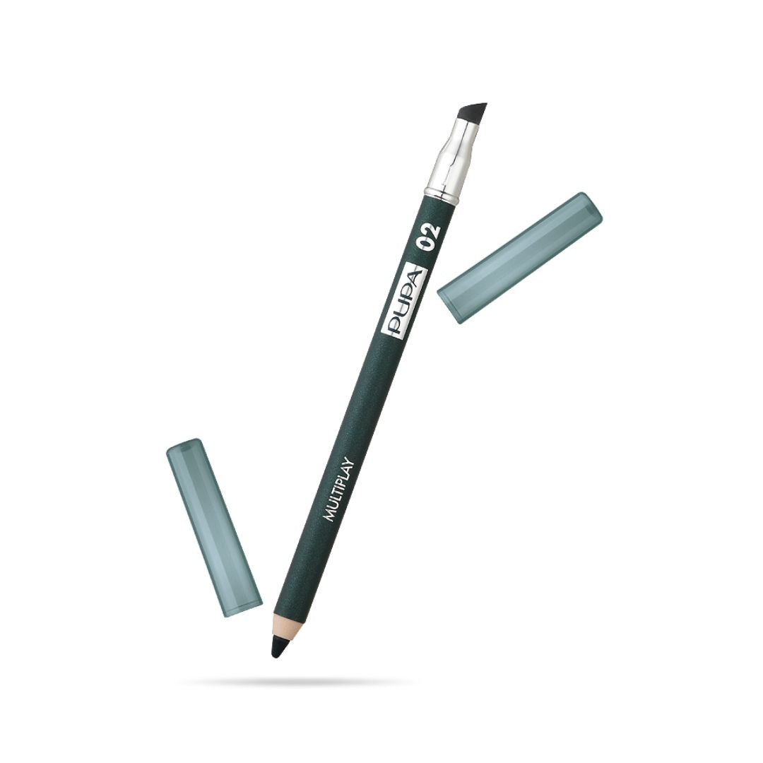 MULTIPLAY Triple-Purpose Eye Pencil Plastic Green