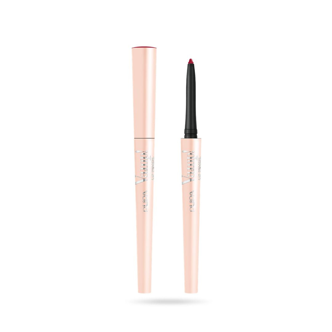 VAMP LIP PENCIL 2 in 1 Pencil Lips and Contour-WATERP INTENSE RED