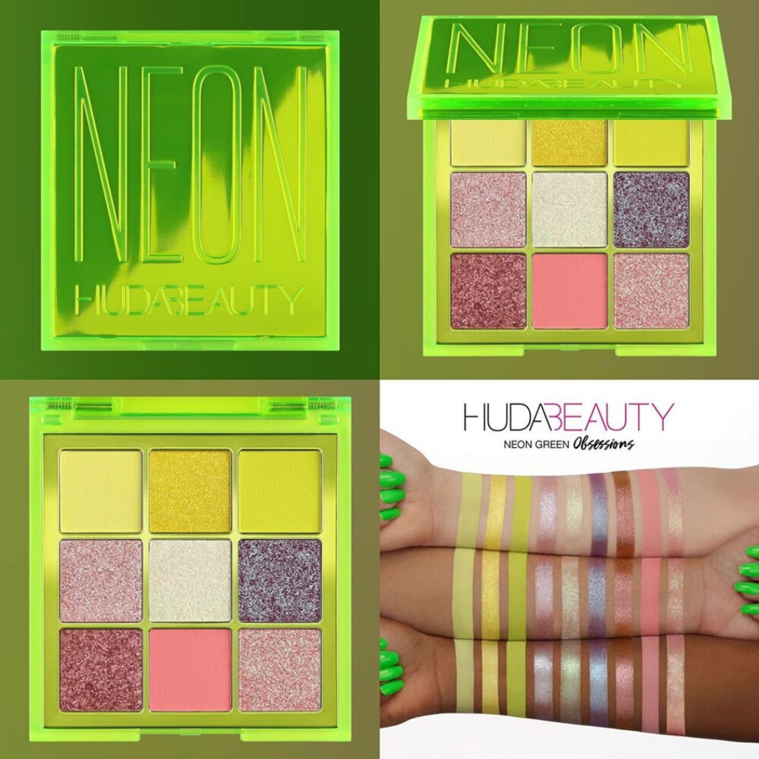 HUDA BEAUTY MINI GREEN EYE SHADOW