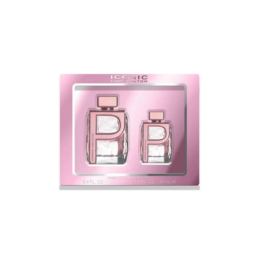 PARIS HILTON ICONIC (W) SET EDP 100ML + EDP 30ML (TIN BOX)