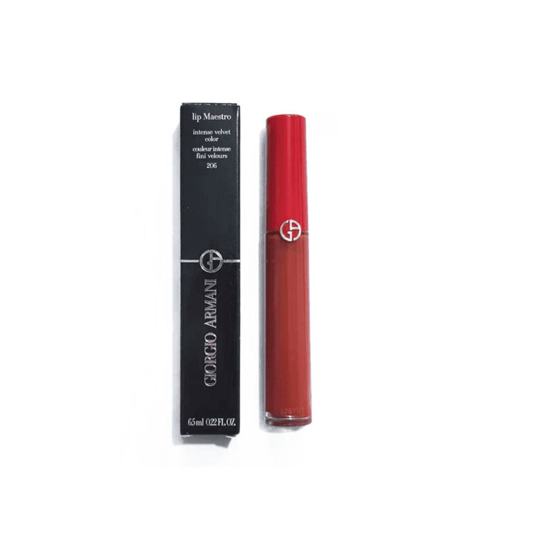 GIORGIO ARMANI LIP MAESTRO INTENSE VELVET COLOR # 206 CEDAR (W) 0.22OZ