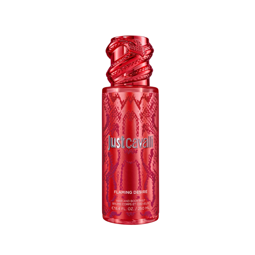 ROBERTO CAVALLI JUST CAVALLI FLAMING DESIRE (W) 250ML HAIR & BODY MIST