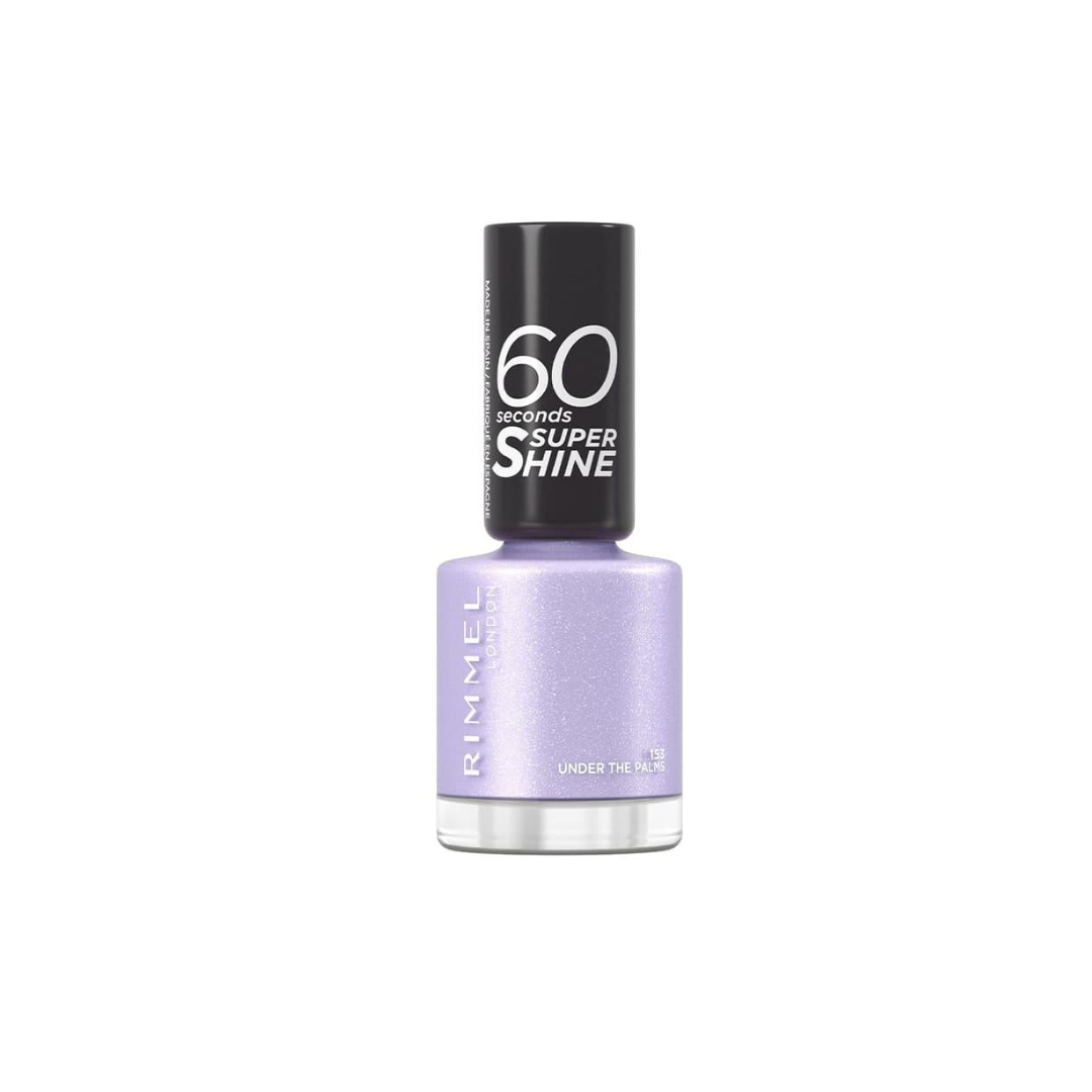 RIMMEL LONDON 60 SECONDS SUPER SHINE # 153 UNDER THE PALMS 8ML NAIL POLISH