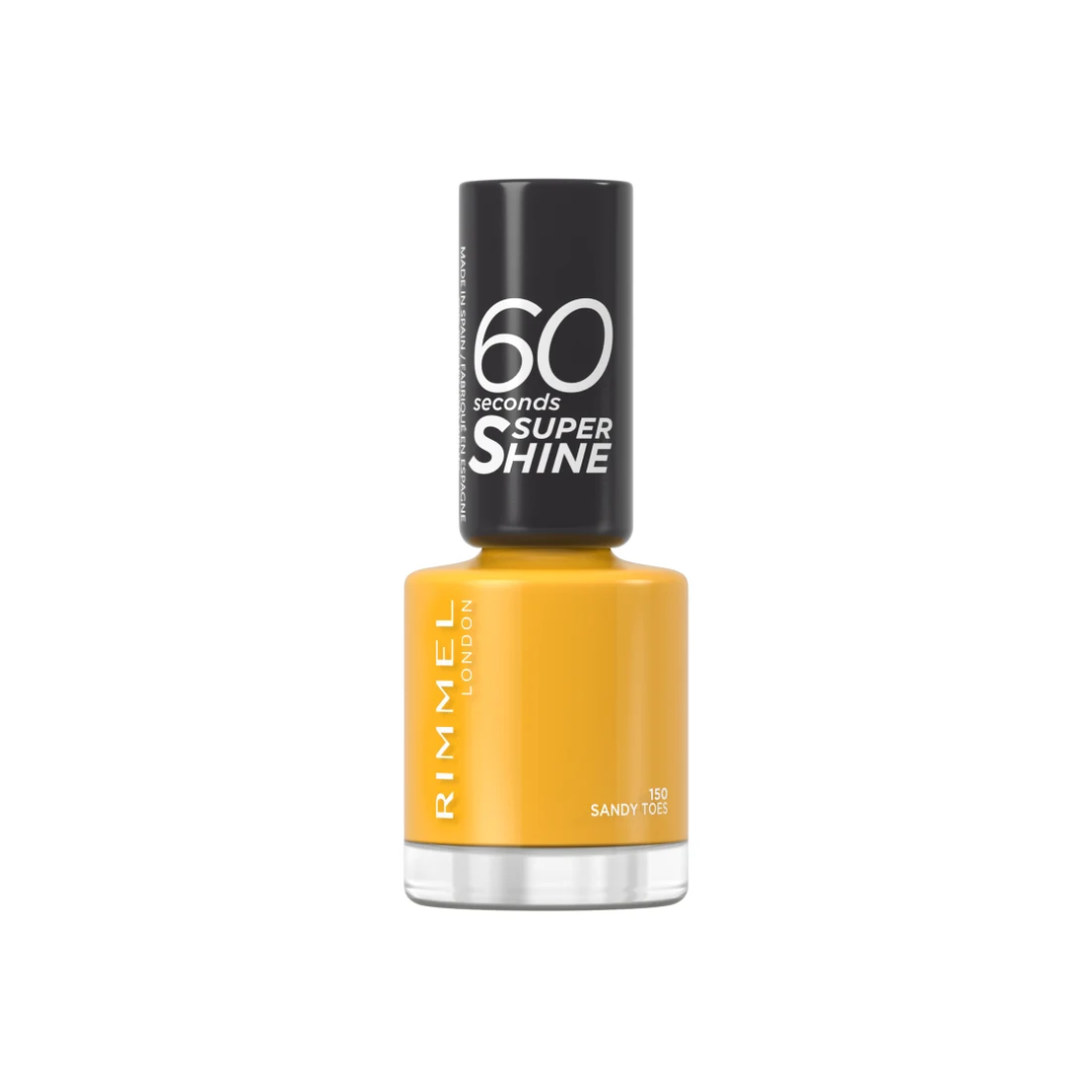 RIMMEL LONDON 60 SECONDS SUPER SHINE 150 SANDY TOES 8ML NAIL POLISH