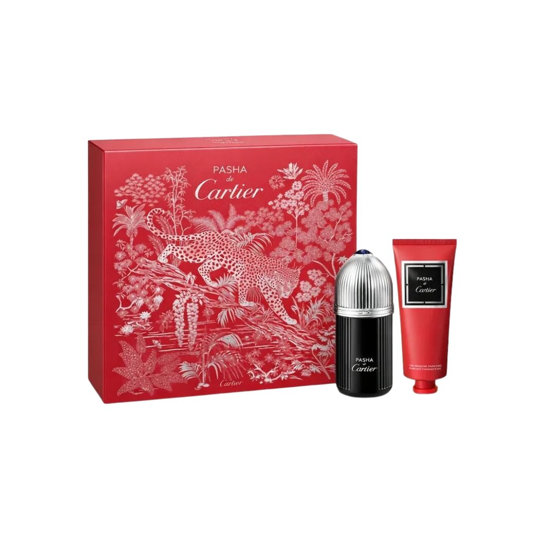 CARTIER PASHA DE CARTIER EDITION NOIRE (M) SET 2PCS EDT 100ML + SG 100ML