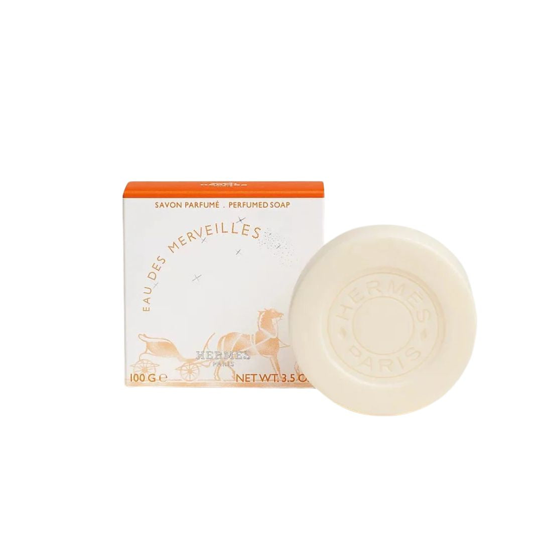 HERMES EAU DES MERVEILLES (U) 50G PERFUMED SOAP