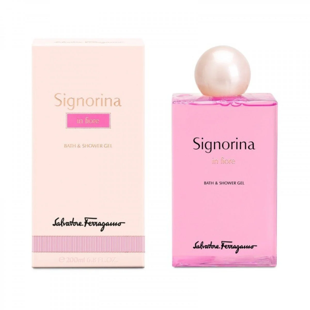 SALVATORE FERRAGAMO SIGNORINA IN FIORE (W) 200ML BATH & SHOWER GEL