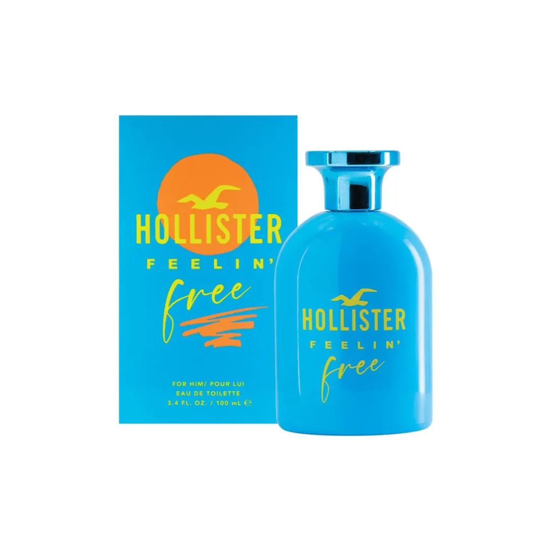 HOLLISTER FEELIN' FREE FOR HIM 100ML HAIR & BODY WASH