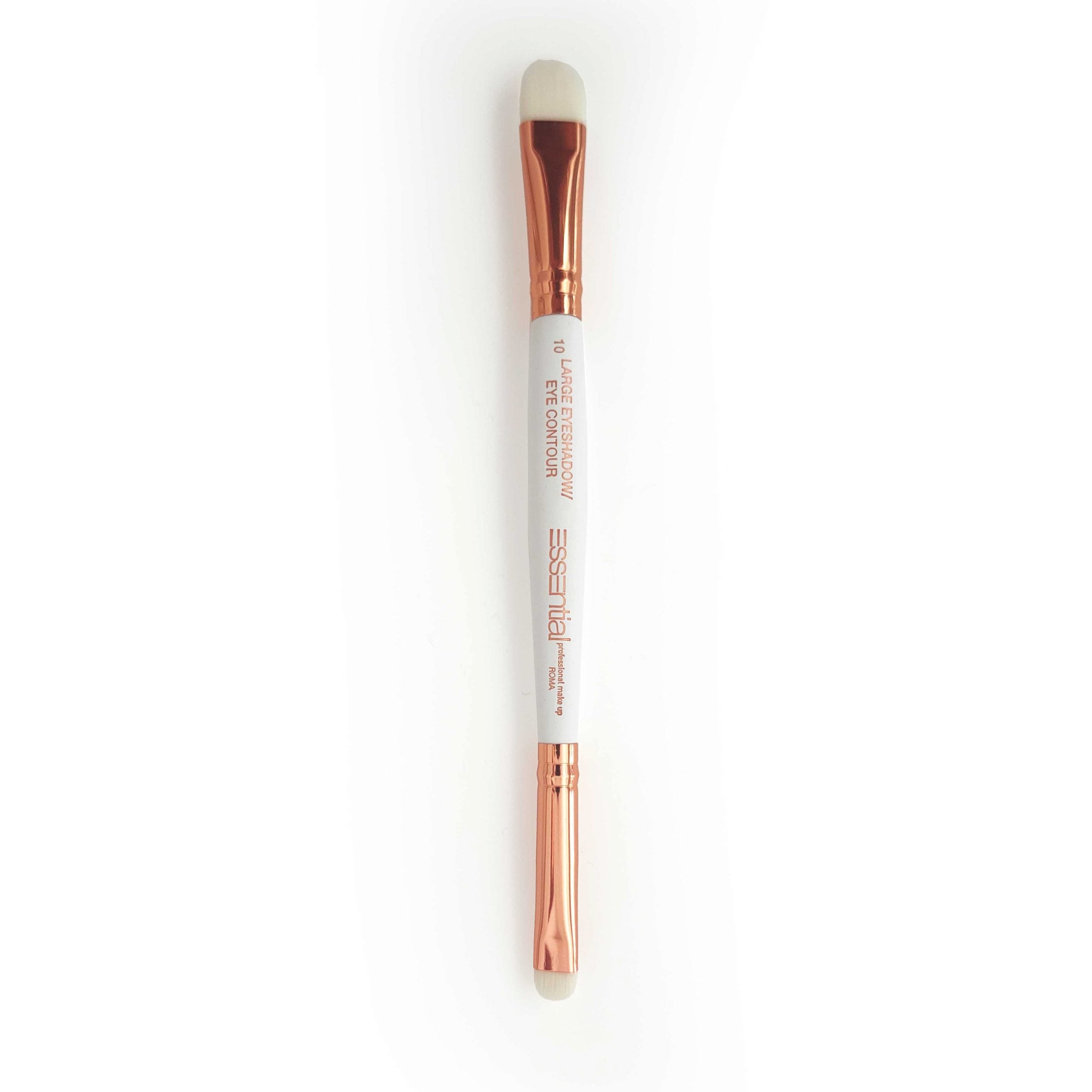 BRUSH N.10 E.MAKEUP - BRUSH N.10 EYE CONTOUR/LARGE EYESHADOW - BIANCO/ORO ROSA