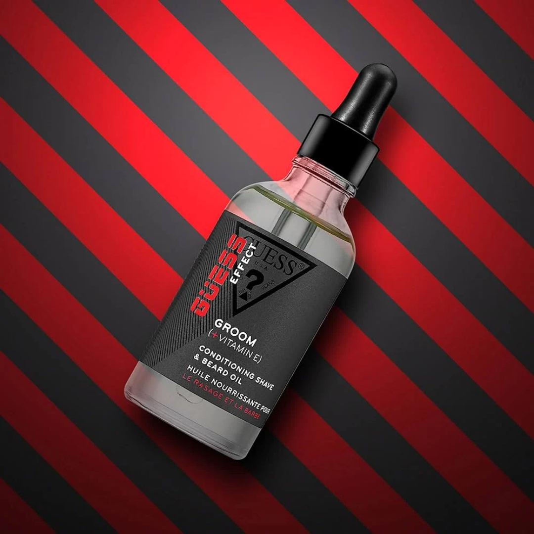 GUESS EFFECT (M) 50ML GROOM CONDITIONING SHAVE & BEARD OIL