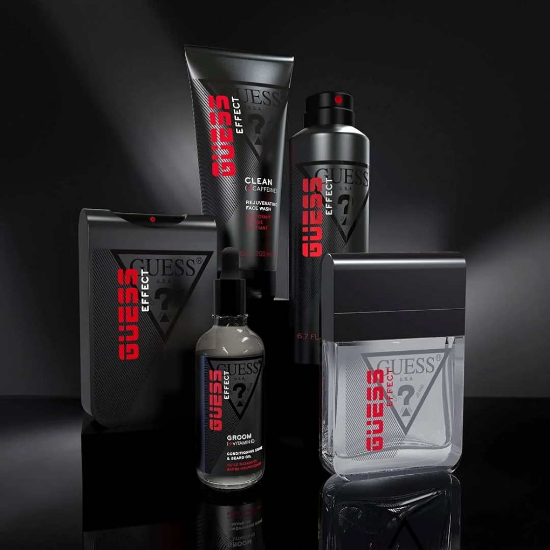 GUESS EFFECT (M) 50ML GROOM CONDITIONING SHAVE & BEARD OIL