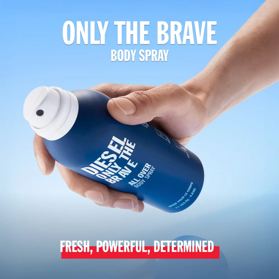 DIESEL ONLY THE BRAVE (M) 200ML ALL OVER BODY SPRAY