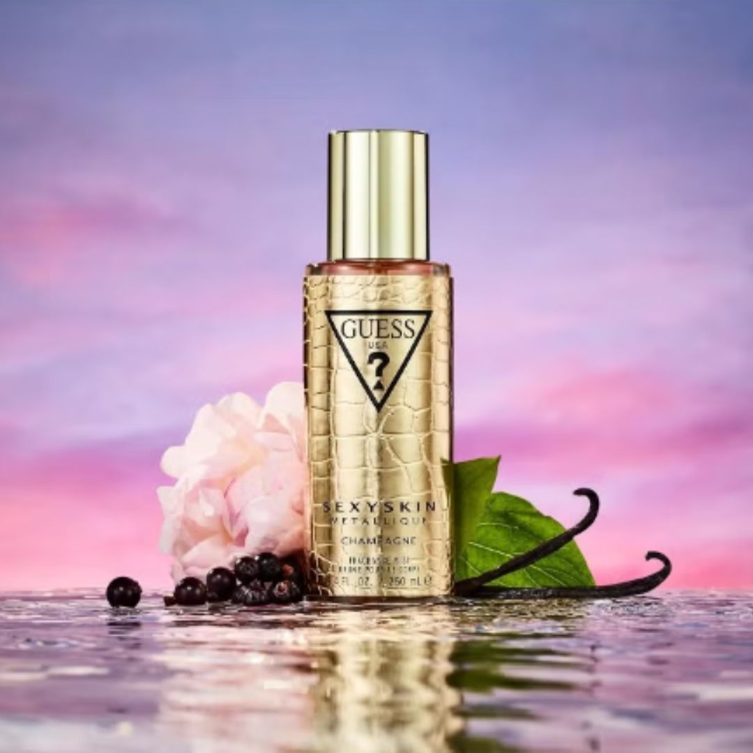 GUESS SEXY SKIN METALLIQUE CHAMPANGE (W) 250ML BODY MIST