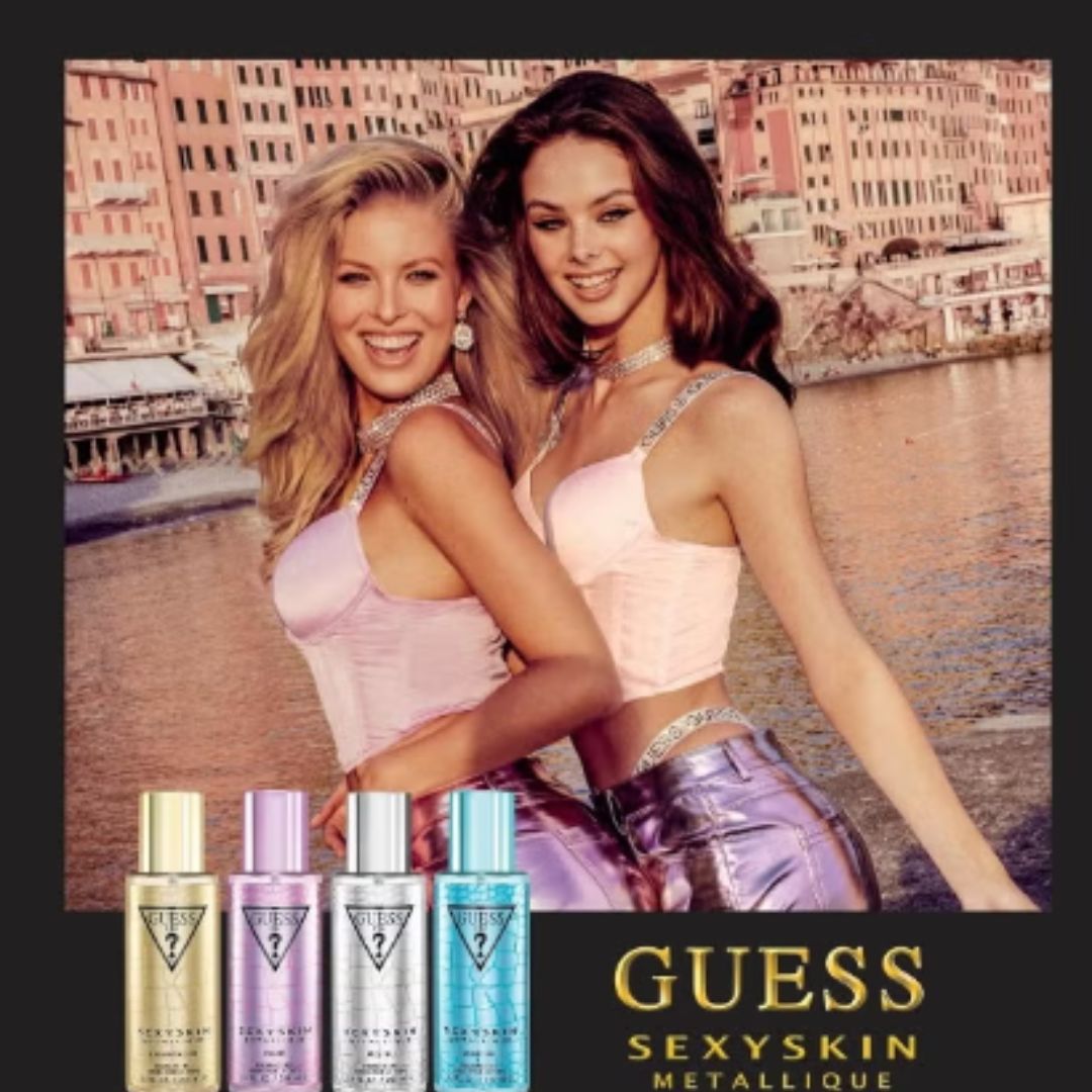 GUESS SEXY SKIN METALLIQUE CHAMPANGE (W) 250ML BODY MIST