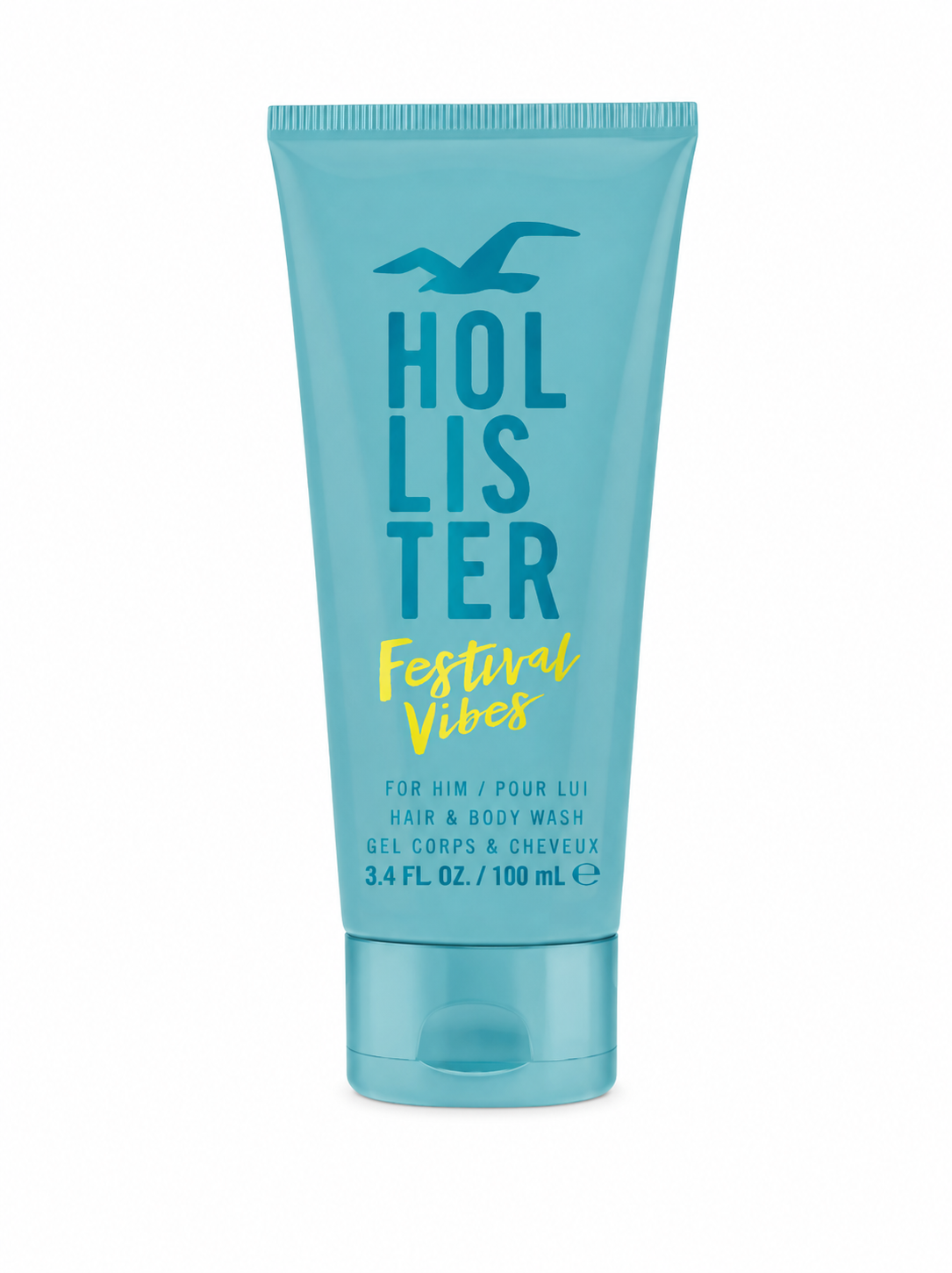 HOLLISTER FESTIVAL VIBES FOR HIM (M) 100ML HAIR & BODY WASH