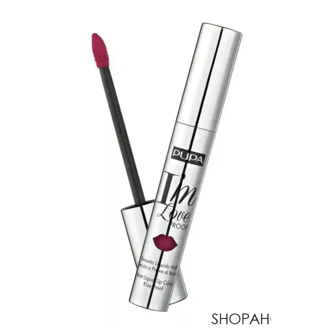 I M LOVEPROOF Matt liquid lip colour KISSPROOF Burgundy
