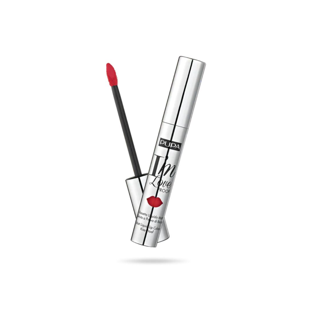 I M LOVEPROOF Matt liquid lip colour KISSPROOF Fire Red