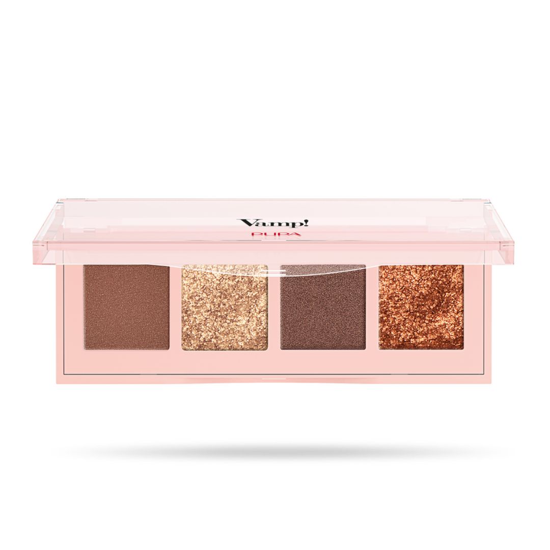 VAMP! 4 EYESHADOWS PALETTE Gold Bronze