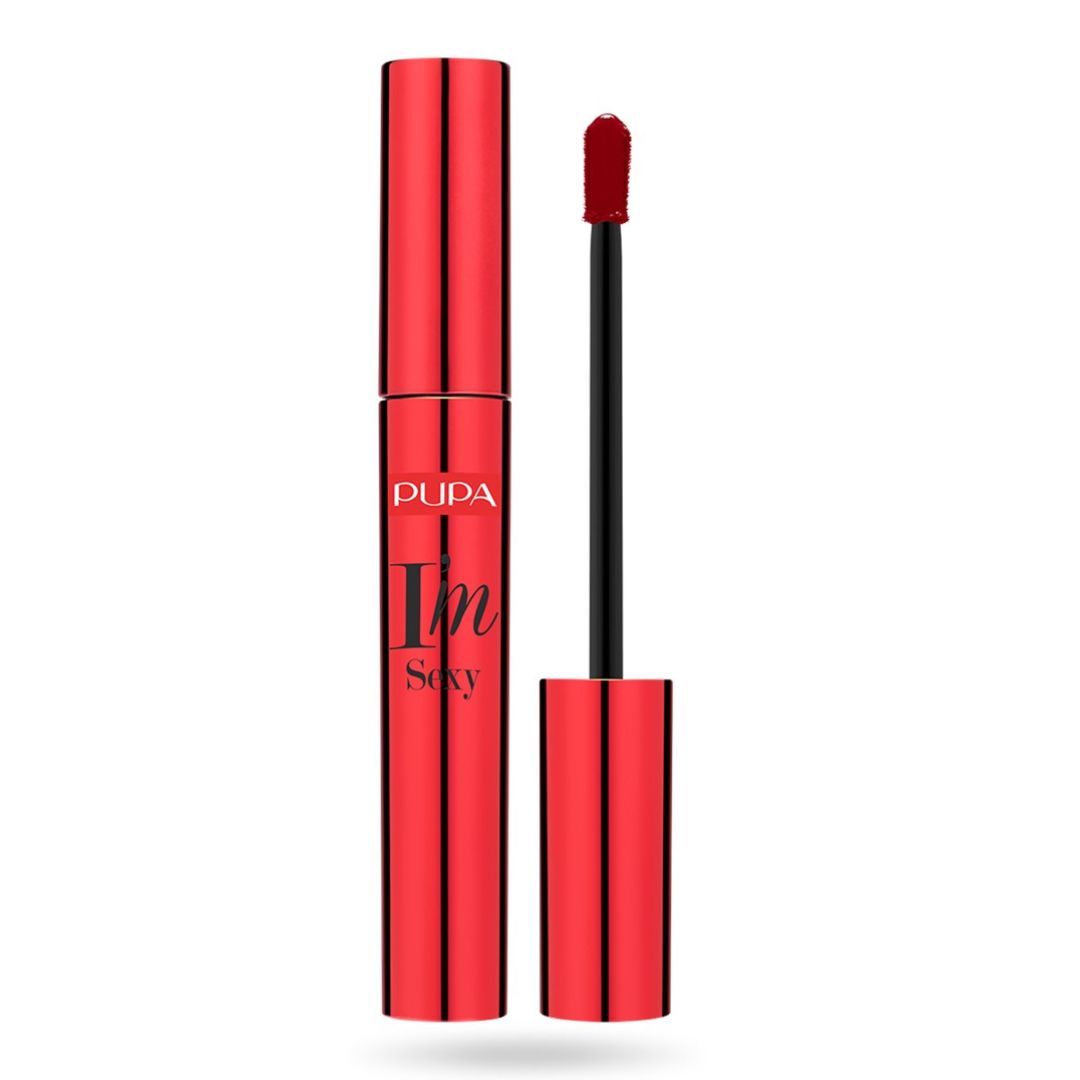 I M SEXY Vinyl Effect Liquid Lip Colour Cherry Red