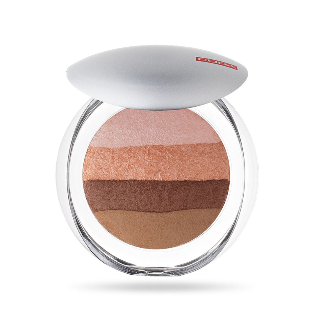 LUMINYS BAKED ALL OVER Illuminating Blush-Powder Stripes