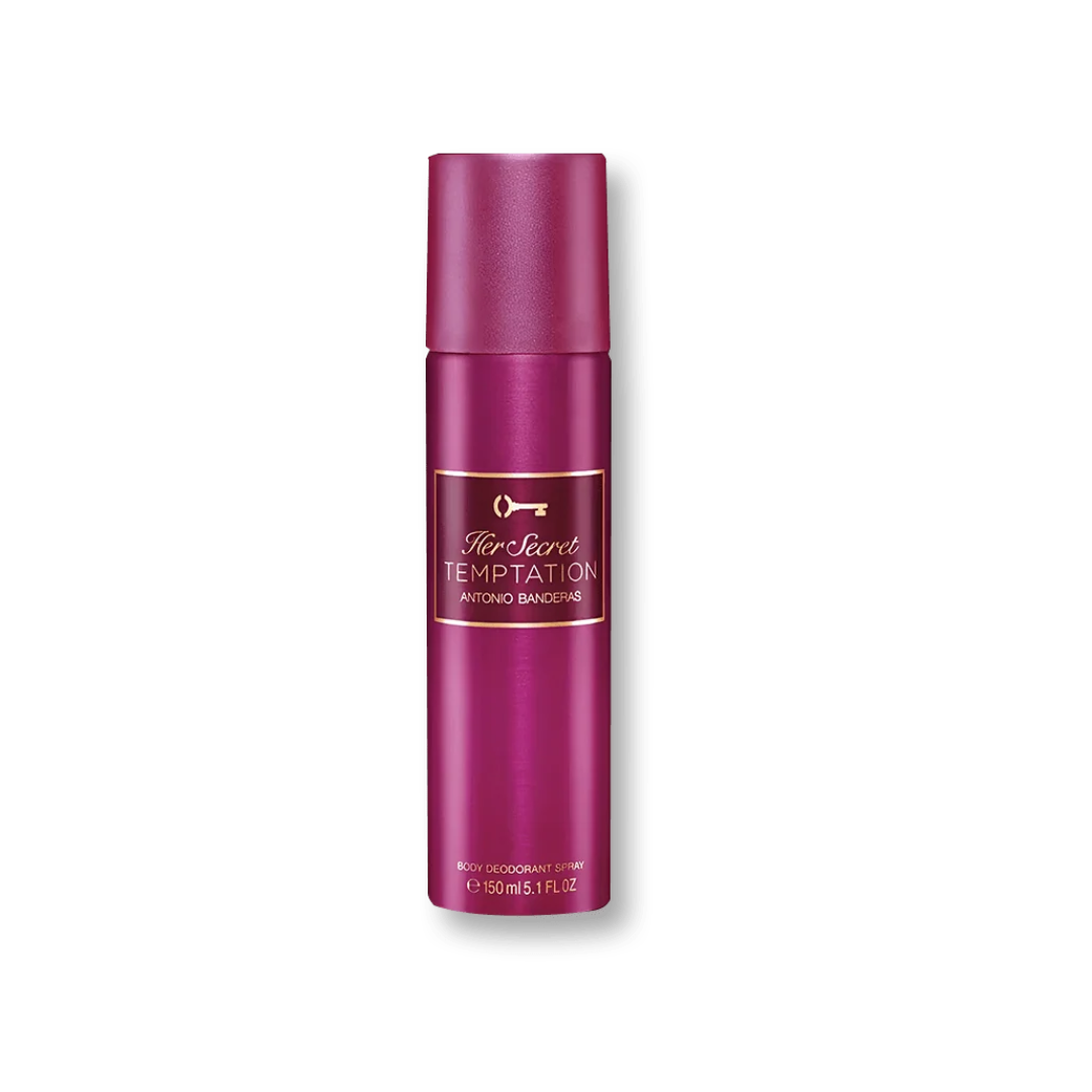 ANTONIO BANDERAS HER SECRET TEMPTATION (W) 150ML DEODORANT SPRAY