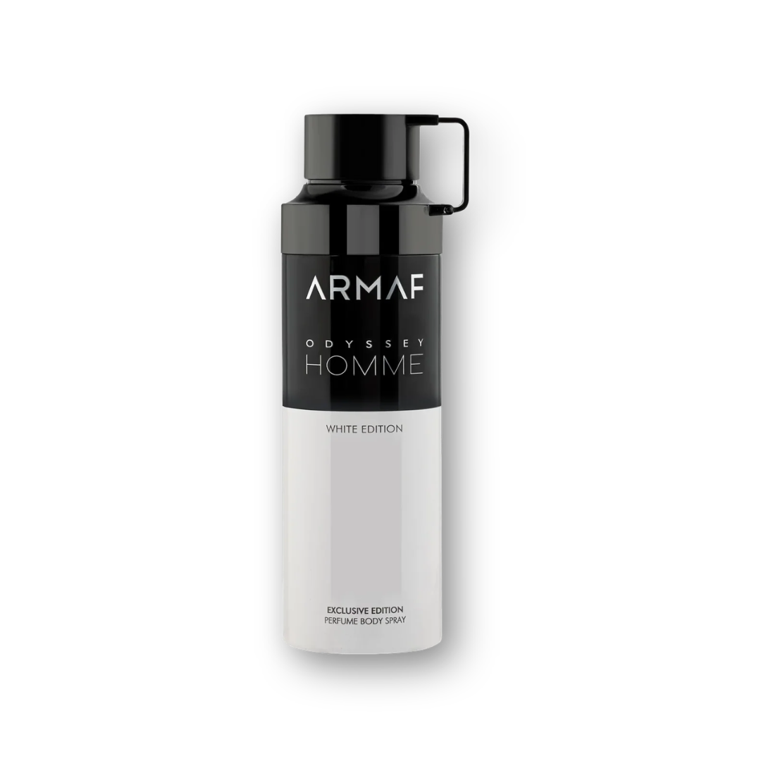 ARMAF ODYSSEY HOMME WHITE EDITION (M) 200ML BODY SPRAY