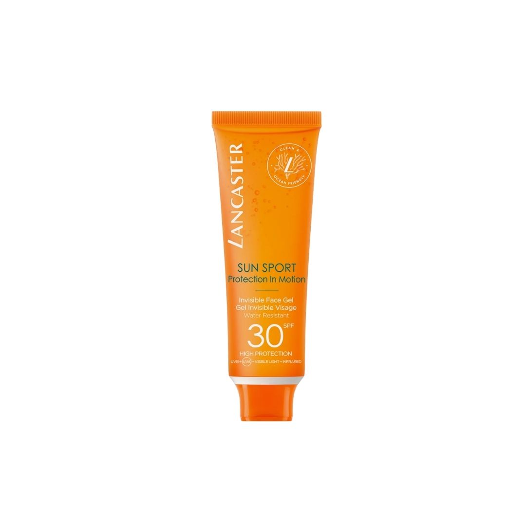 LANCASTER SUN SPORT PROTECTION IN MOTION SPF 30 50ML INVISIBLE FACE GEL	LANCASTER SUN SPORT PROTECTION IN MOTION SPF 30 50ML INVISIBLE FACE GEL