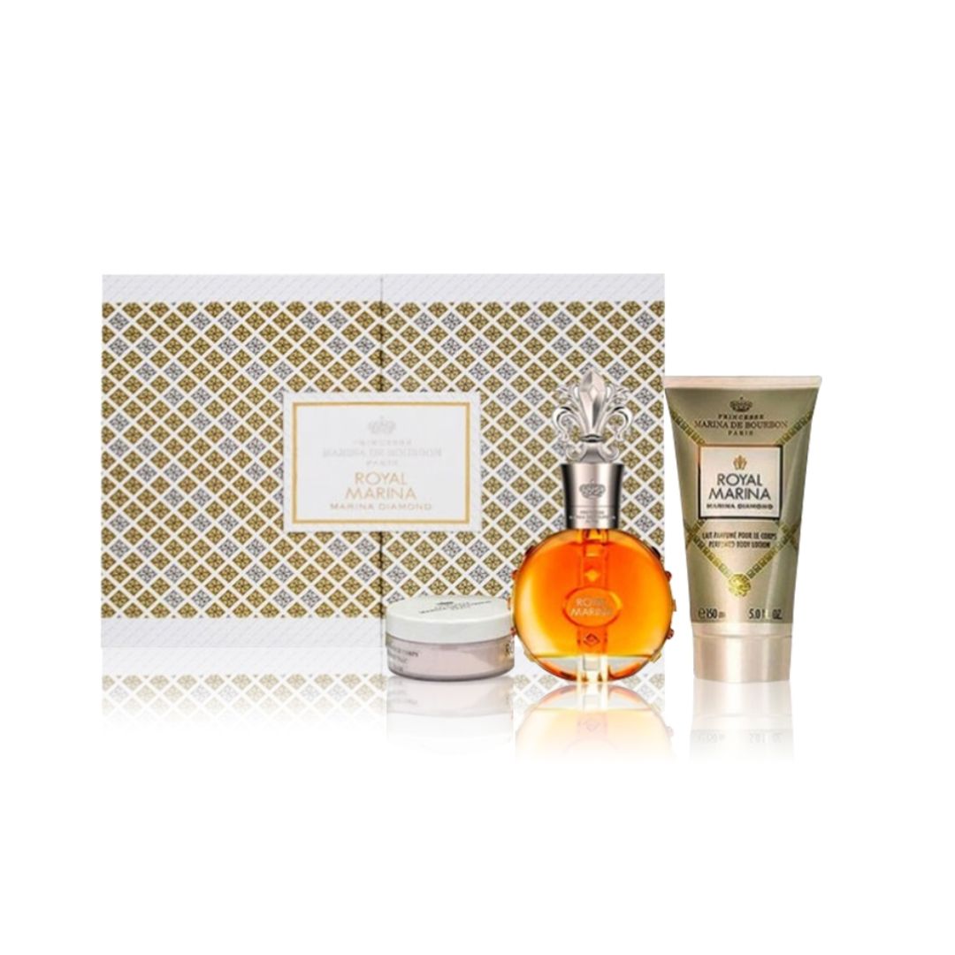 MARINA DE BOURBON ROYAL MARINA DIAMOND (W) SET EDP 100ML + BL 100ML +