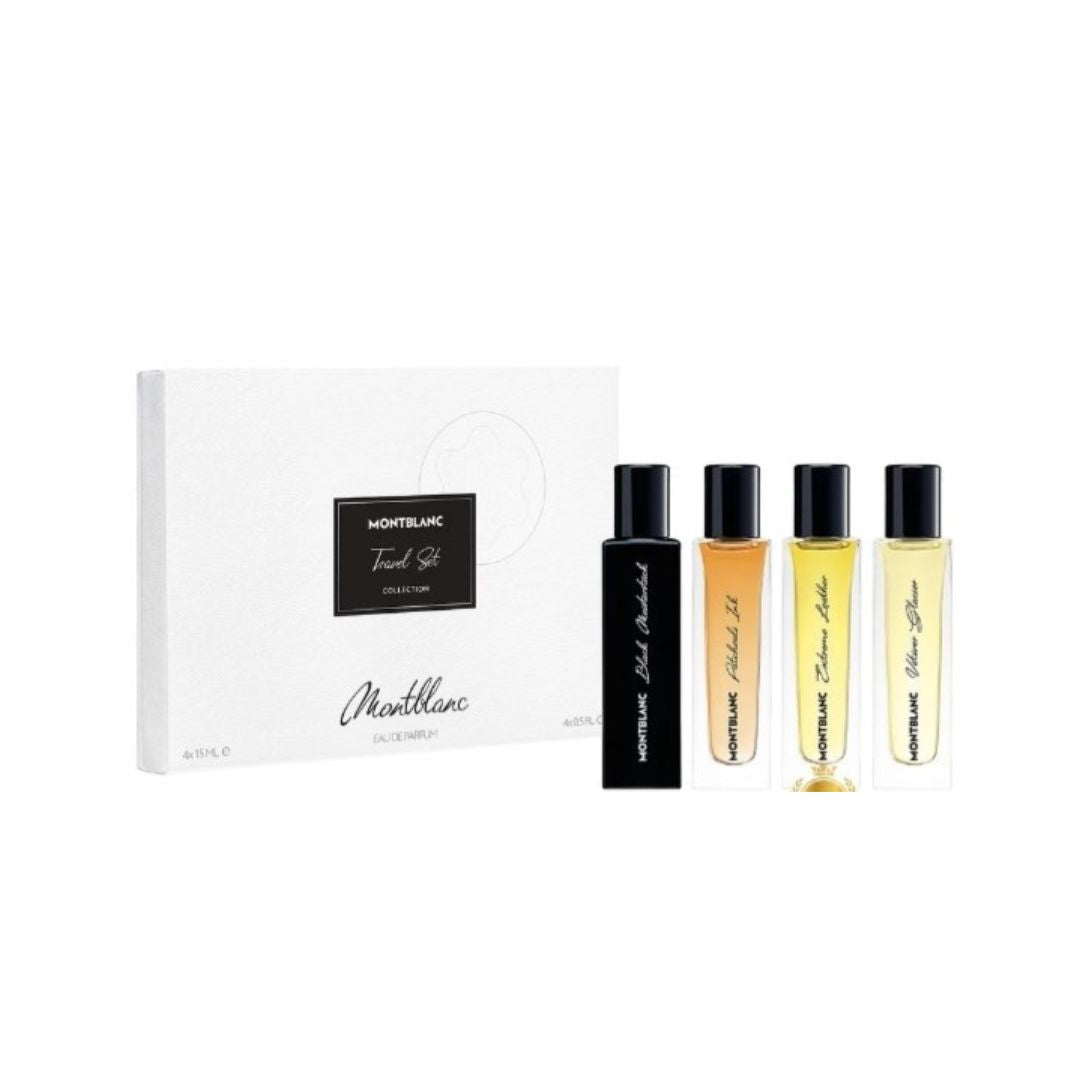 MONT BLANC COLLECTION (M) EDP 4 X 15ML (BLACK MEISTERSTUCK + PATCHOULI INK +