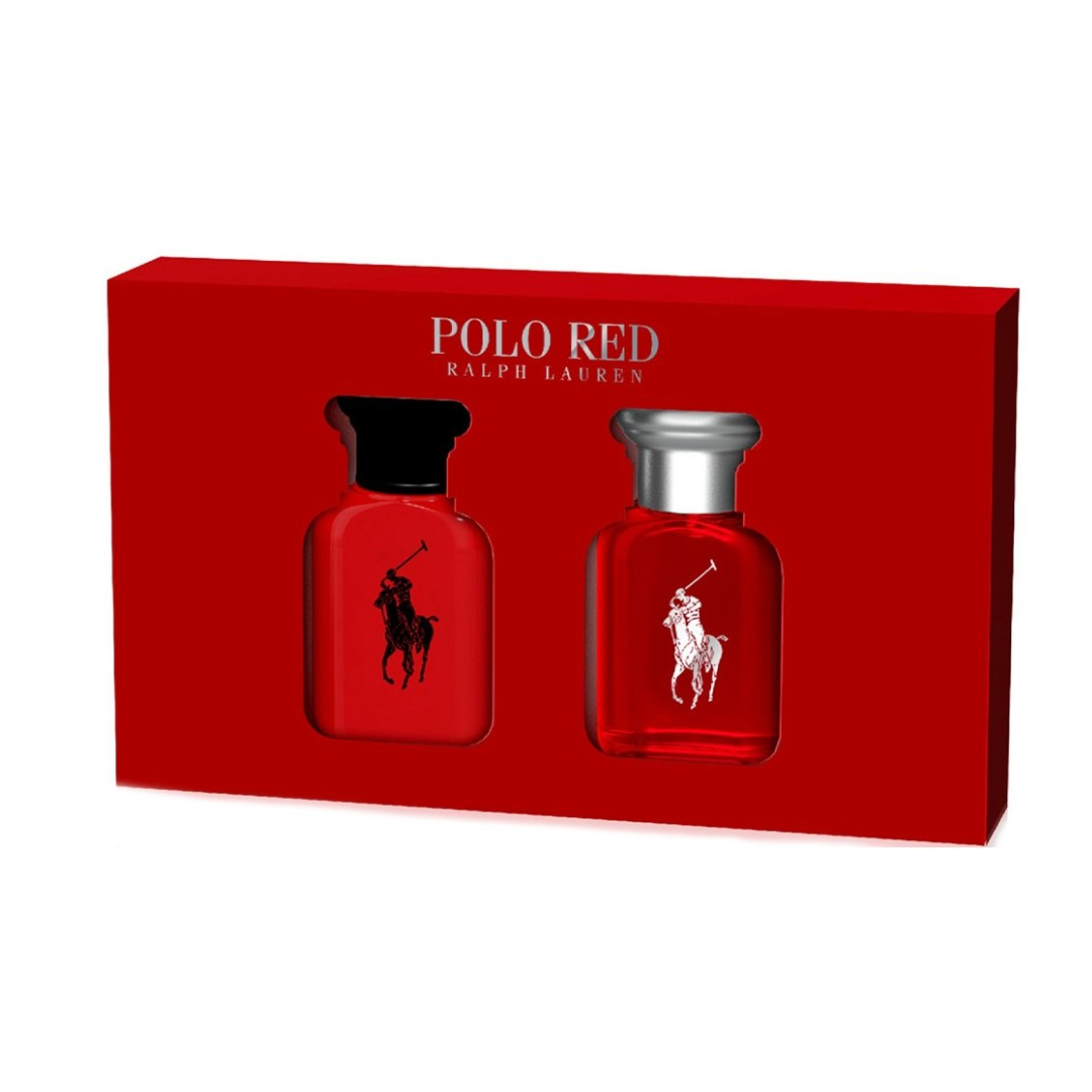 RALPH LAUREN POLO RED (M) SET (EDT 40ML + EDP 40ML)