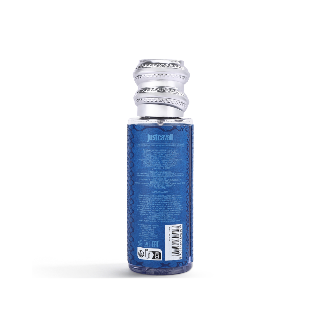 ROBERTO CAVALLI JUST CAVALLI VIBRANT AQUA (W) 250ML HAIR & BODY MIST