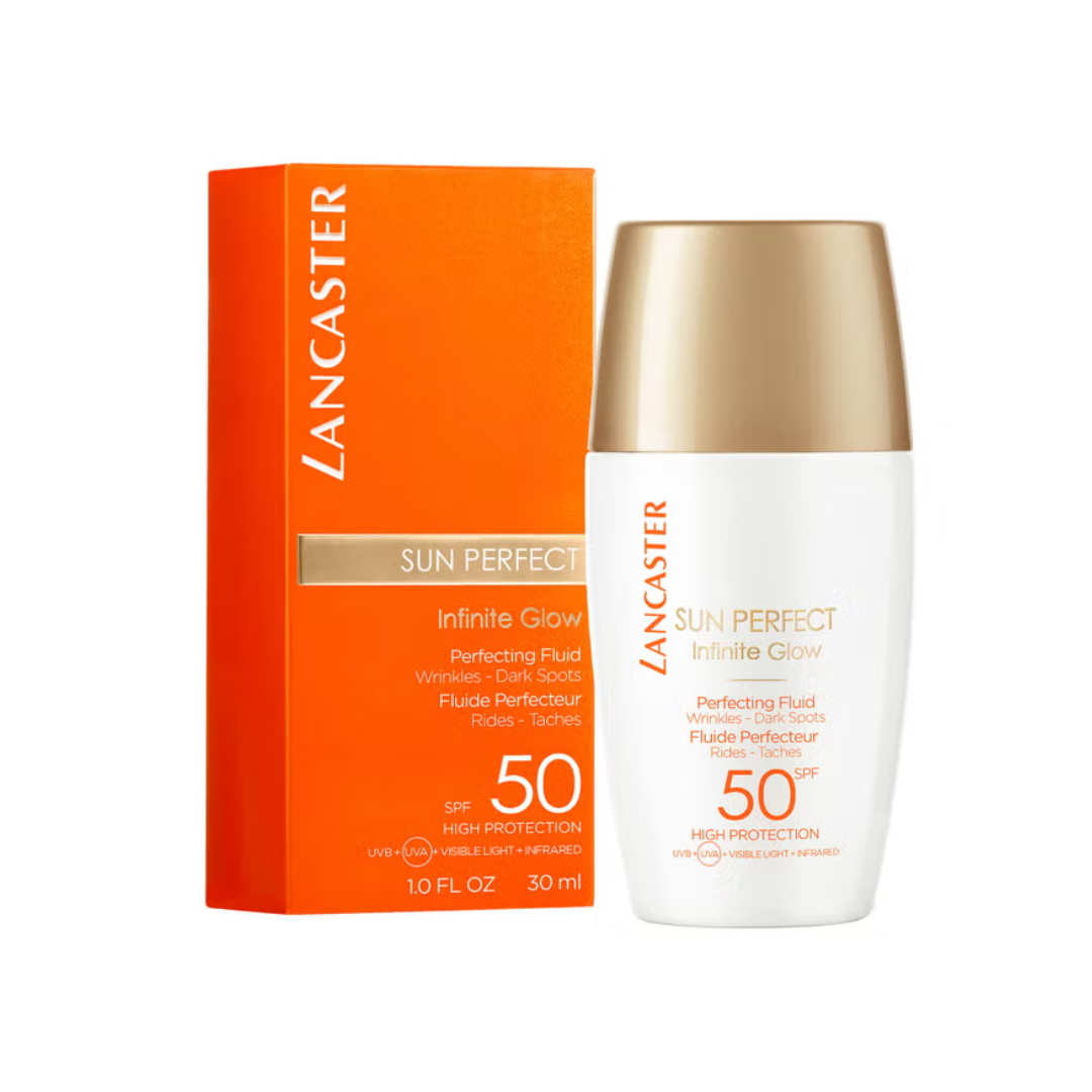 LANCASTER SUN PERFECT WRINKLES DARK SPOTS SPF 50 3ML SUN PERFECTING FLUID