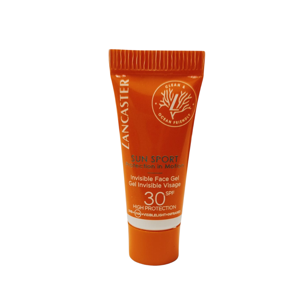 LANCASTER SUN SPORT PROTECTION IN MOTION SPF 30 3ML INVISIBLE FACE GEL